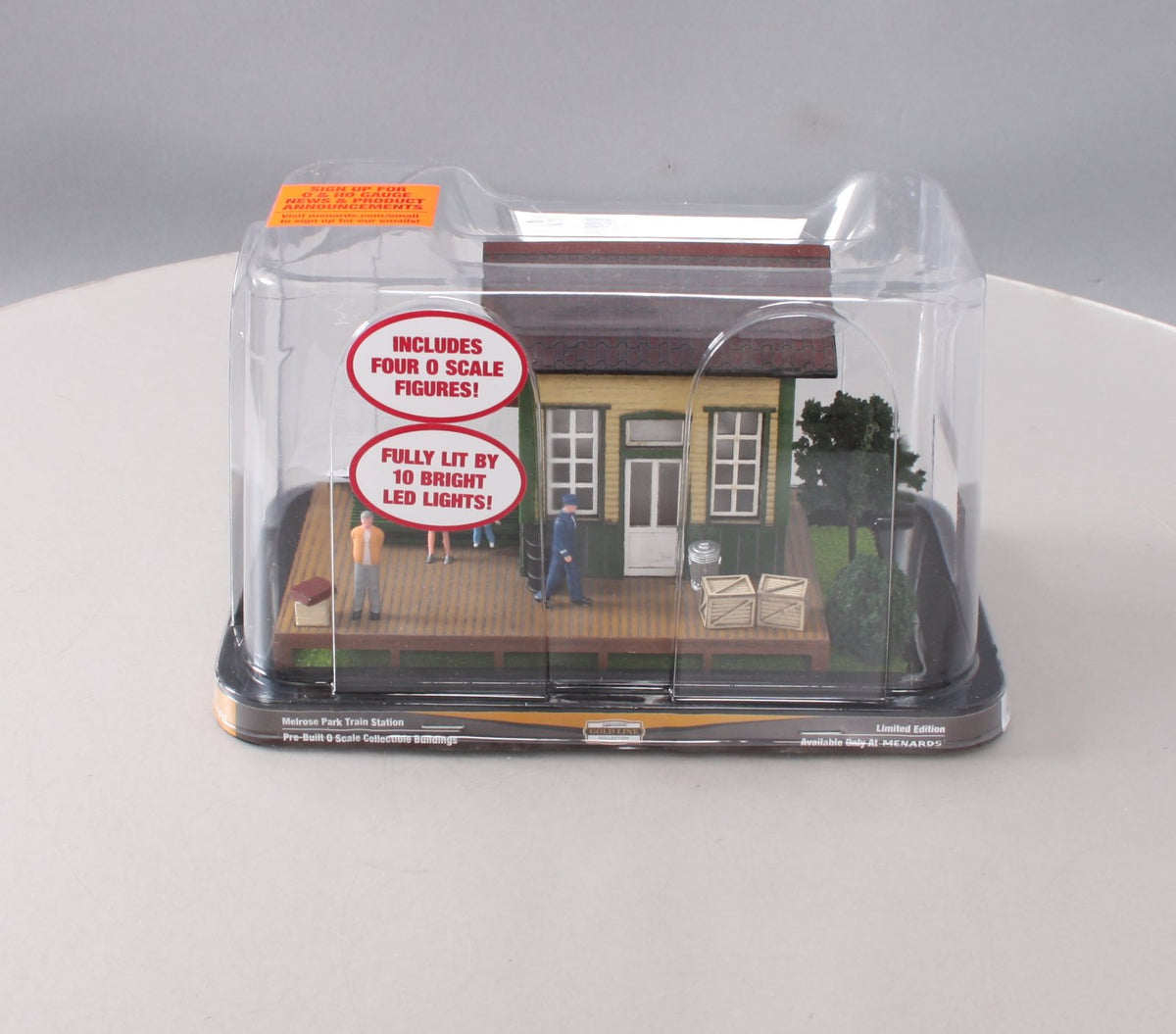 Menards 279-5551 O Scale Melrose Park Train Station LN/Box