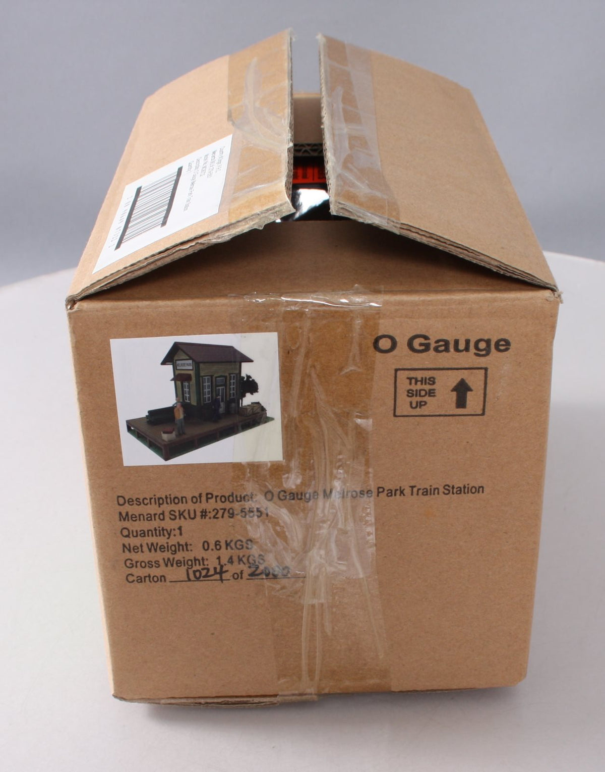 Menards 279-5551 O Scale Melrose Park Train Station LN/Box