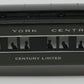 Williams 2544 NYC Century Limited 72' Madison Passenger Car Shell