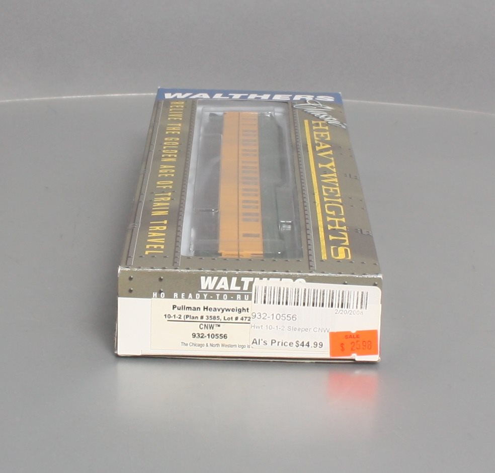 Walthers 932-10556 HO CNW Pullman Heavyweight 10-1-2 Plan Passenger Car #3585 LN/Box