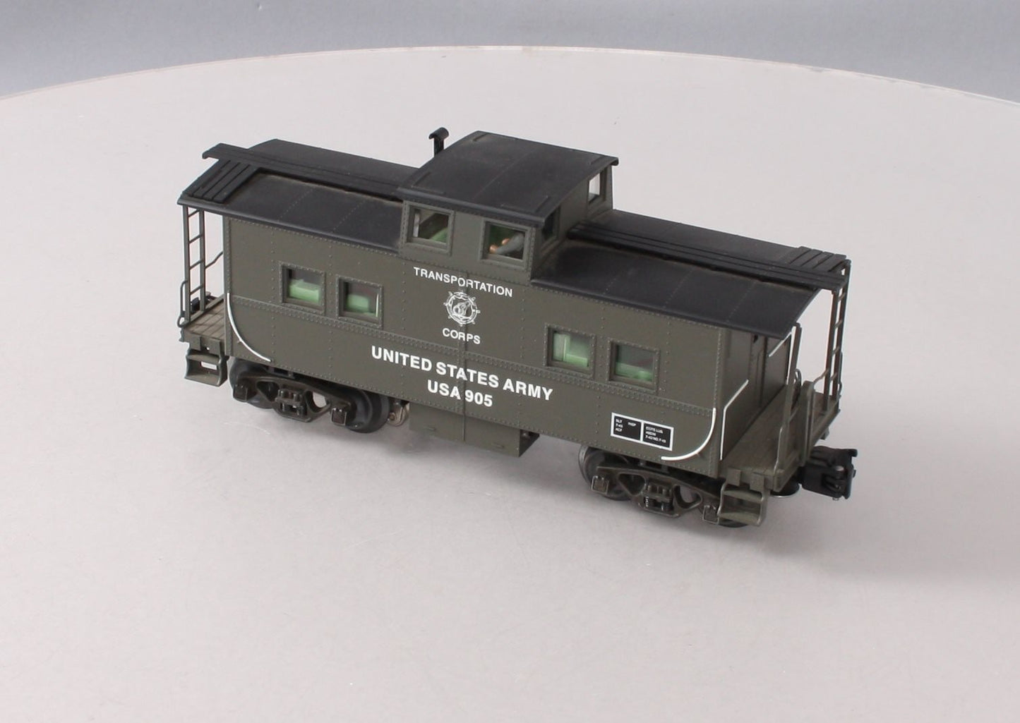 Weaver U2943LD US Army Northeastern Caboose #905 (3Rail) EX/Box