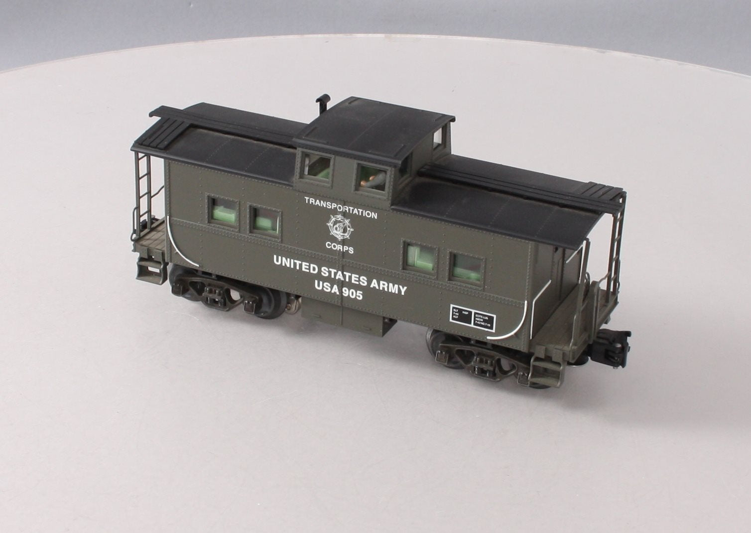 Weaver U2943LD US Army Northeastern Caboose #905 (3Rail) EX/Box