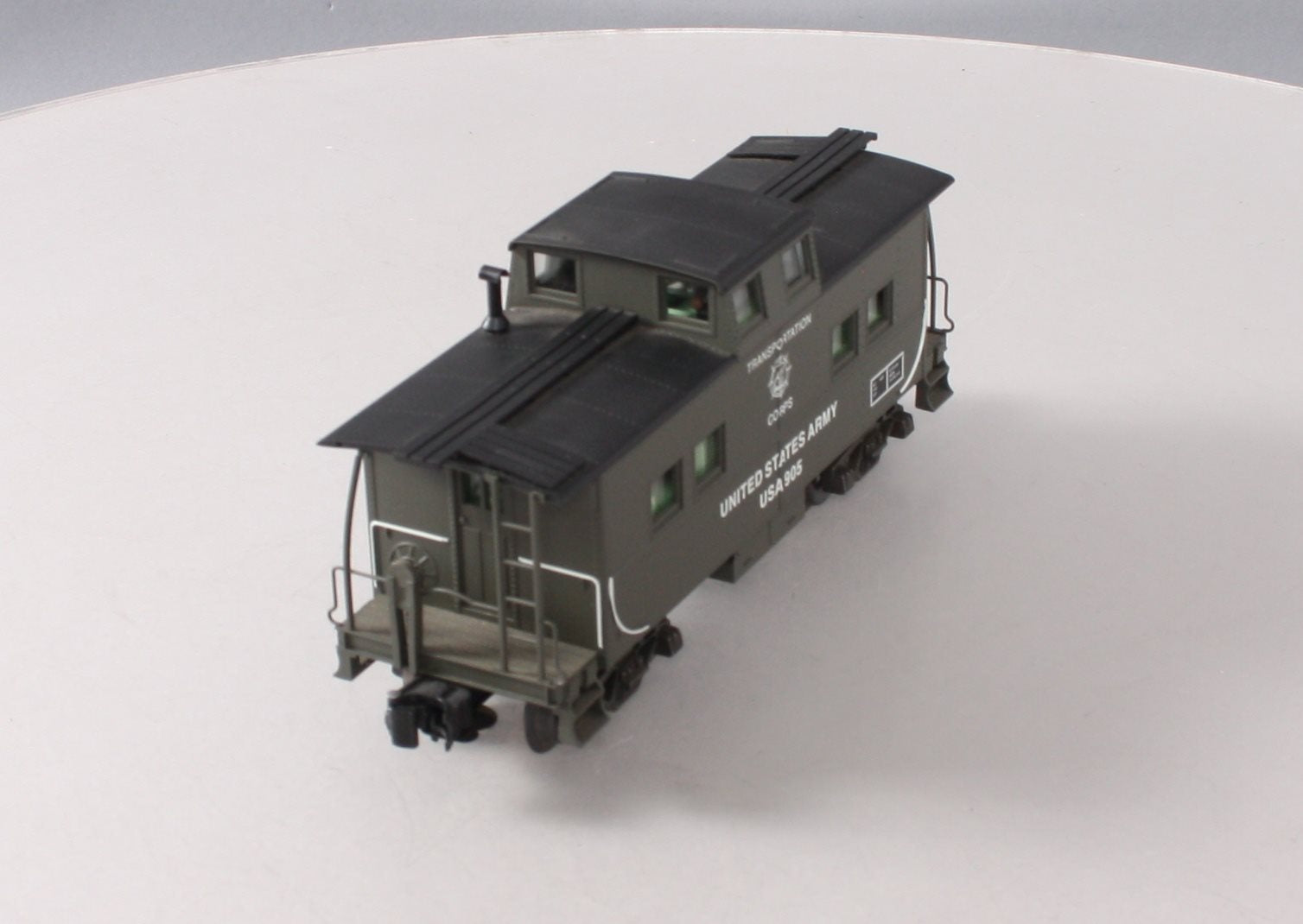 Weaver U2943LD US Army Northeastern Caboose #905 (3Rail) EX/Box