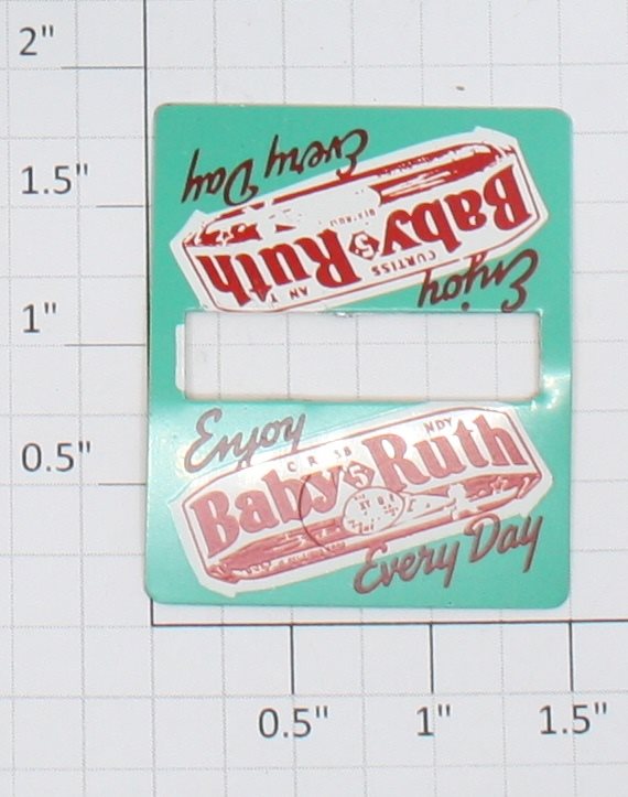 Lionel 256-65 Baby Ruth Metal Sign