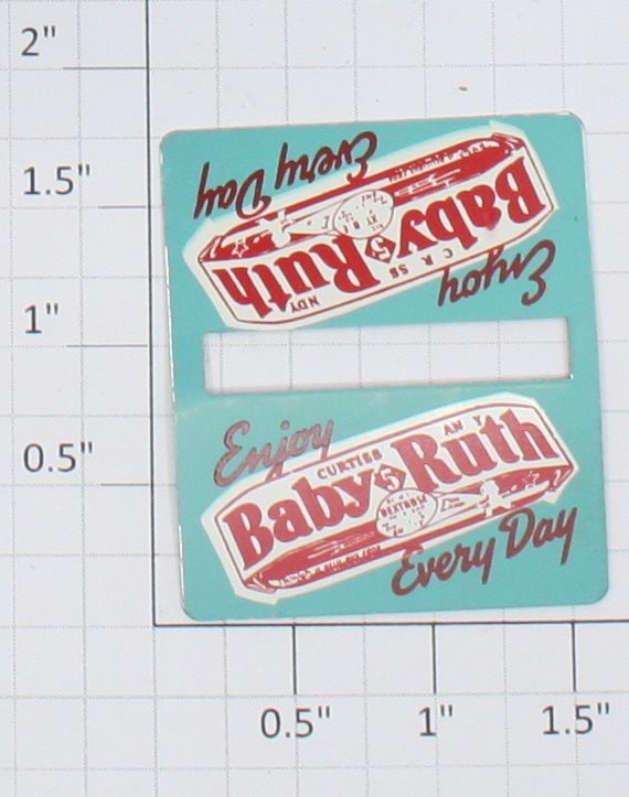 Lionel 256-65 Baby Ruth Metal Sign