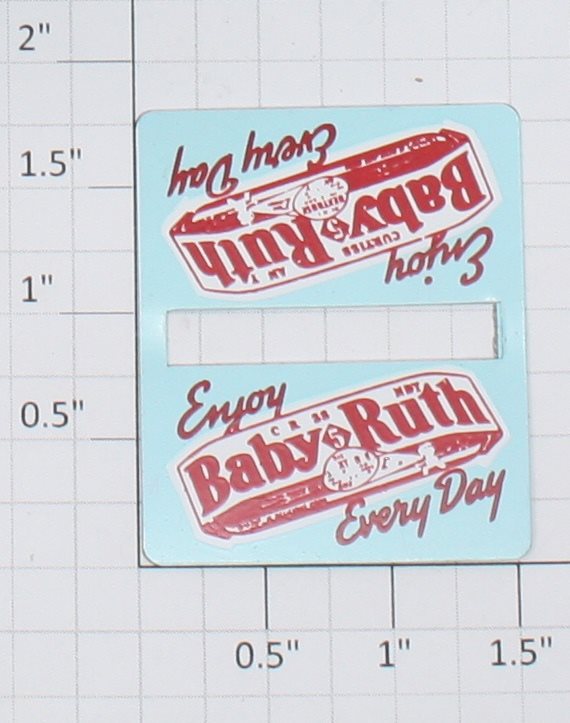 Lionel 256-65 Baby Ruth Metal Sign