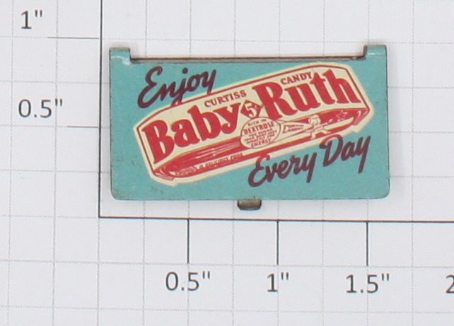 Lionel 256-65 Baby Ruth Metal Sign