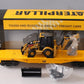 MTH 30-76349 O Gauge Caterpillar Flatcar w/ CAT432E Backhoe #2010
