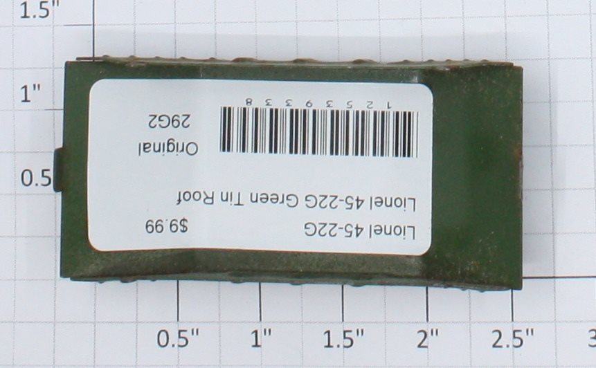 Lionel 45-22G Green Tin Roof
