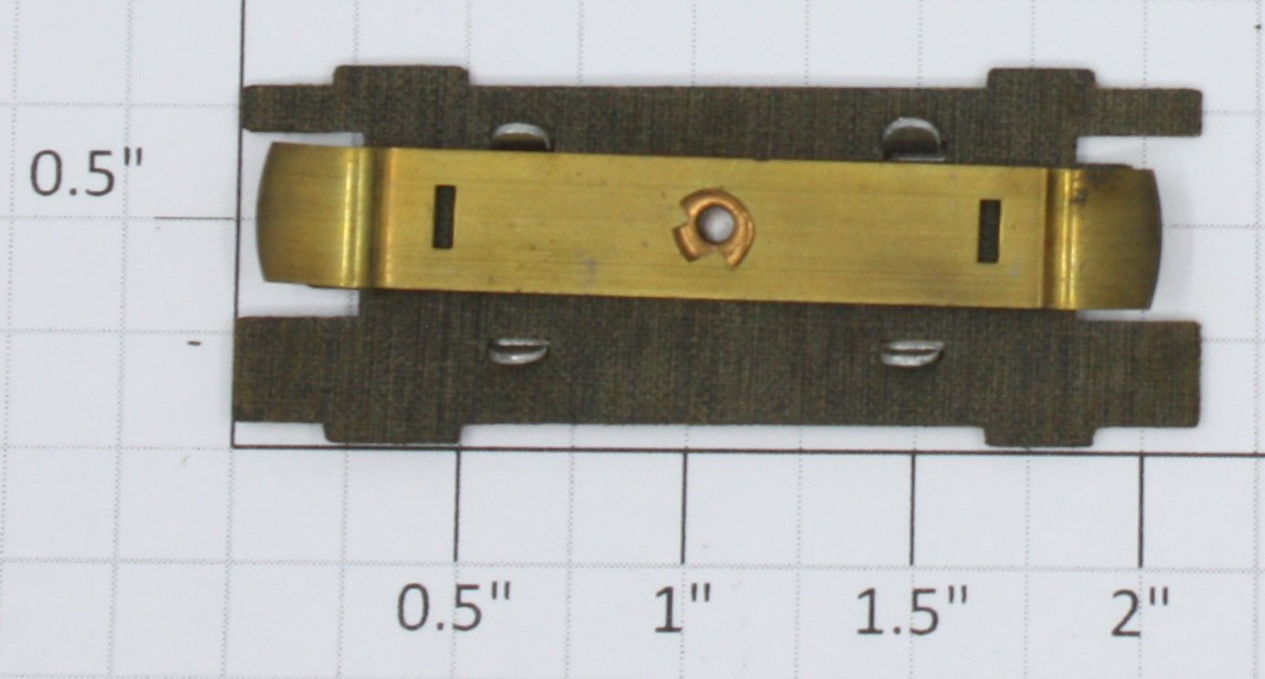 Lionel 2034-126 O27 Gauge Collector Roller Plate with Brass Contact Spring