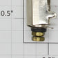 Ives 3251-1 Standard Gauge Nickel Tapered Strap Type Headlight Lamp Socket
