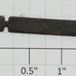 American Flyer AFO-3000-1B S Scale Blackened 1-5/8" Hook Coupler w/ Twist Tab