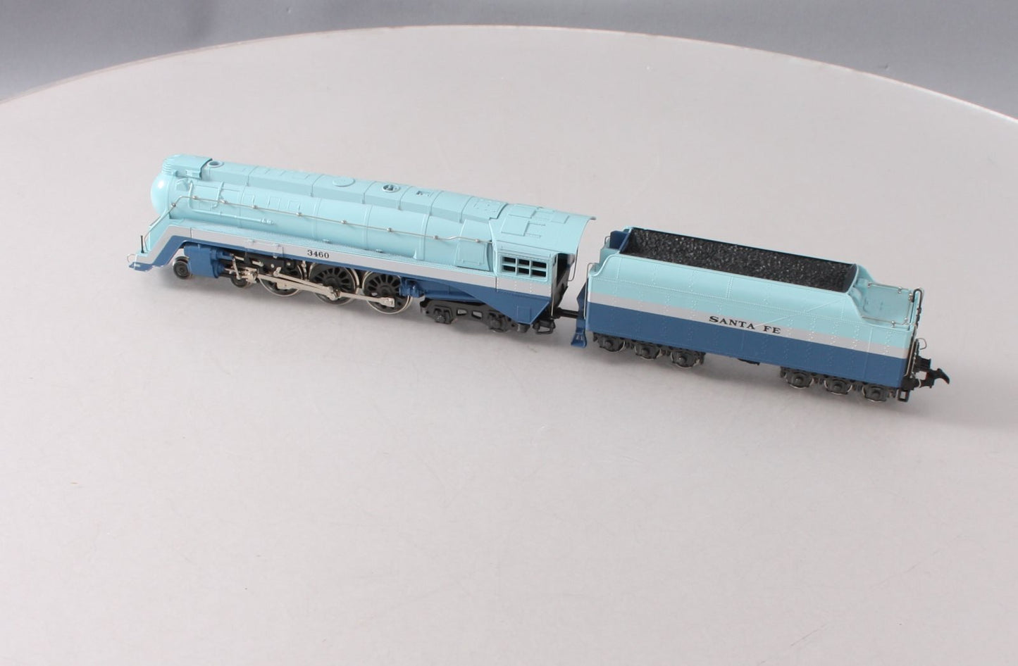 Rivarossi 1573 HO Scale Hudson Santa Fe Steam Locomotive &Tender #3460 EX