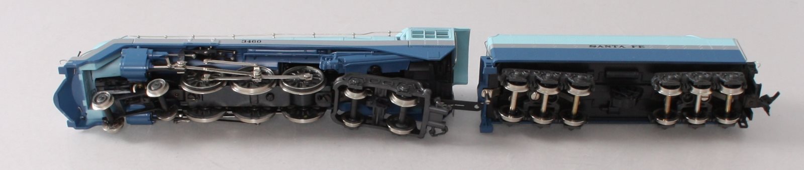 Rivarossi 1573 HO Scale Hudson Santa Fe Steam Locomotive &Tender #3460 EX