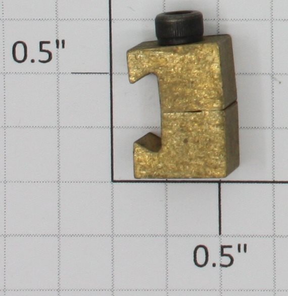 Split Jaw 40282 G Gauge Power Supply Connector with Wire Terminal (Pack of 2)