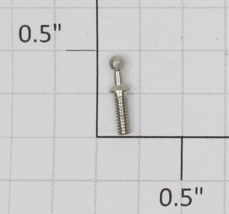 Lionel 700E-70 Nickel Handrail Stanchion with Hole-No Nut