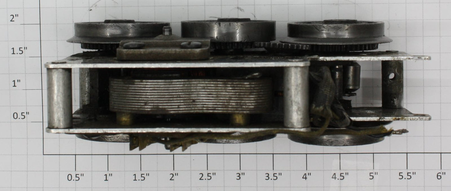 Lionel 2025-100 6-Wheel Steam Locomotive Non-Magne-Traction Motor Assembly