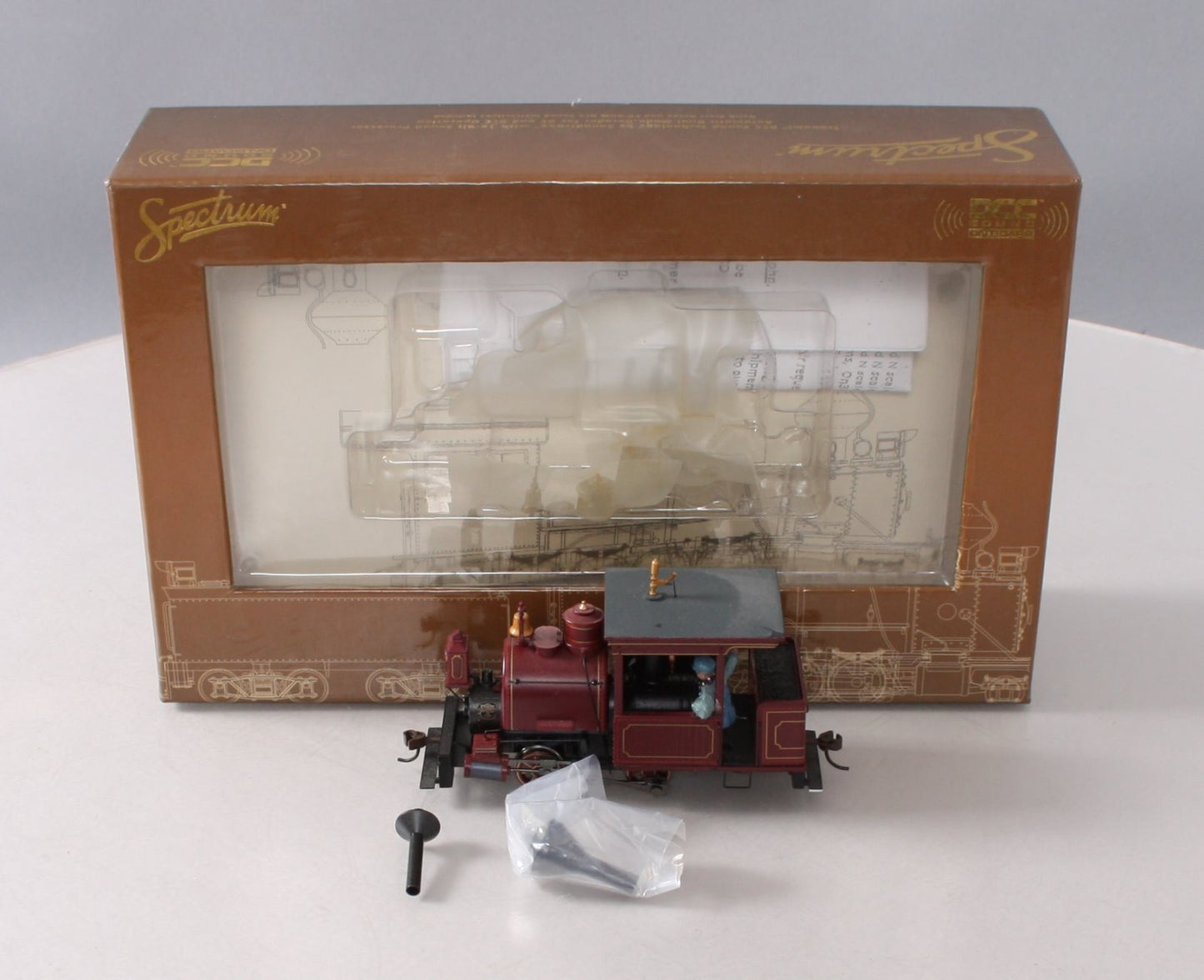 Spectrum 28201 On30 Painted & Unlettered 0-4-2 Porter Steam Loco w Sound & DCC