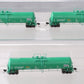 Athearn 16501 N TILX/Green 30,000 Gallon Ethanol Tank #2 (Set of 3) NIB