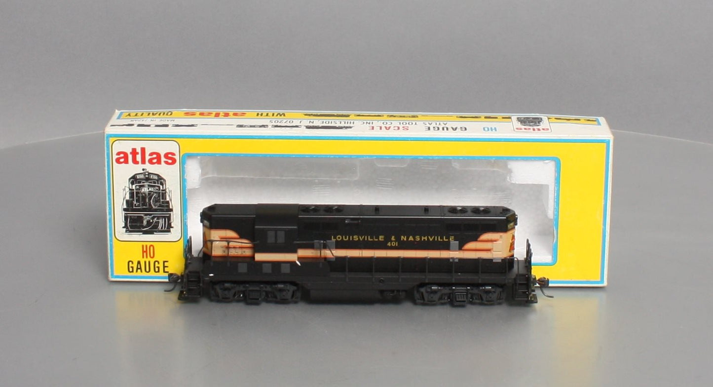 Atlas 8240 HO Scale Lousiville & Nashville #401 GP-7 Diesel Locomotive LN/Box