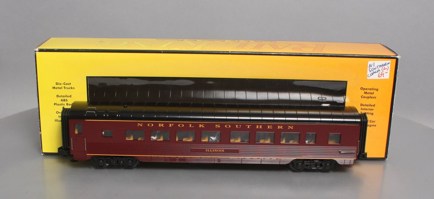 MTH 30-67536 60' STREAM. ABS COACH CAR NORFOLK SOUTHERN