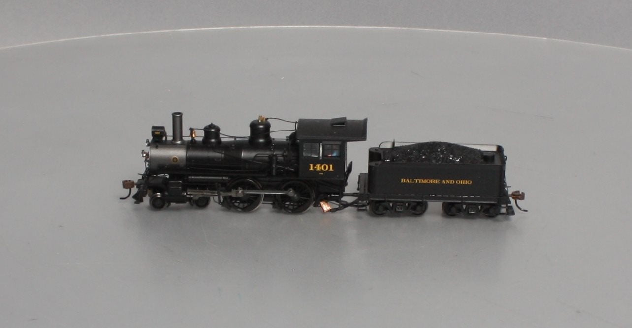 Bachmann 80131 HO B&O 4-4-0 Steam Locomotive w/DCC & Sound #1401