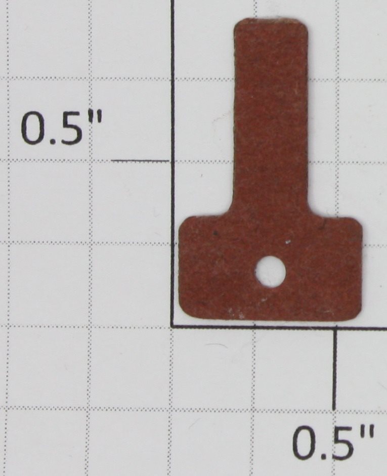 Lionel NH-12 O Gauge Bottom Red Fiber Headlight Contact Insulation Plate