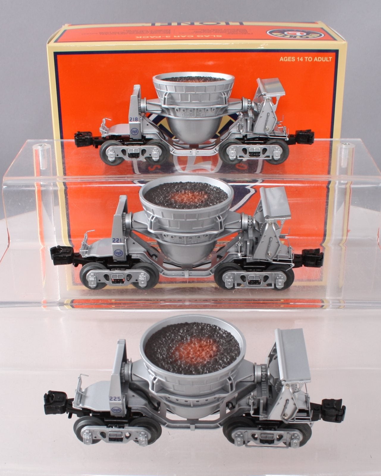 Lionel 6-83466 O US Steel Slag Car (Pack of 3)