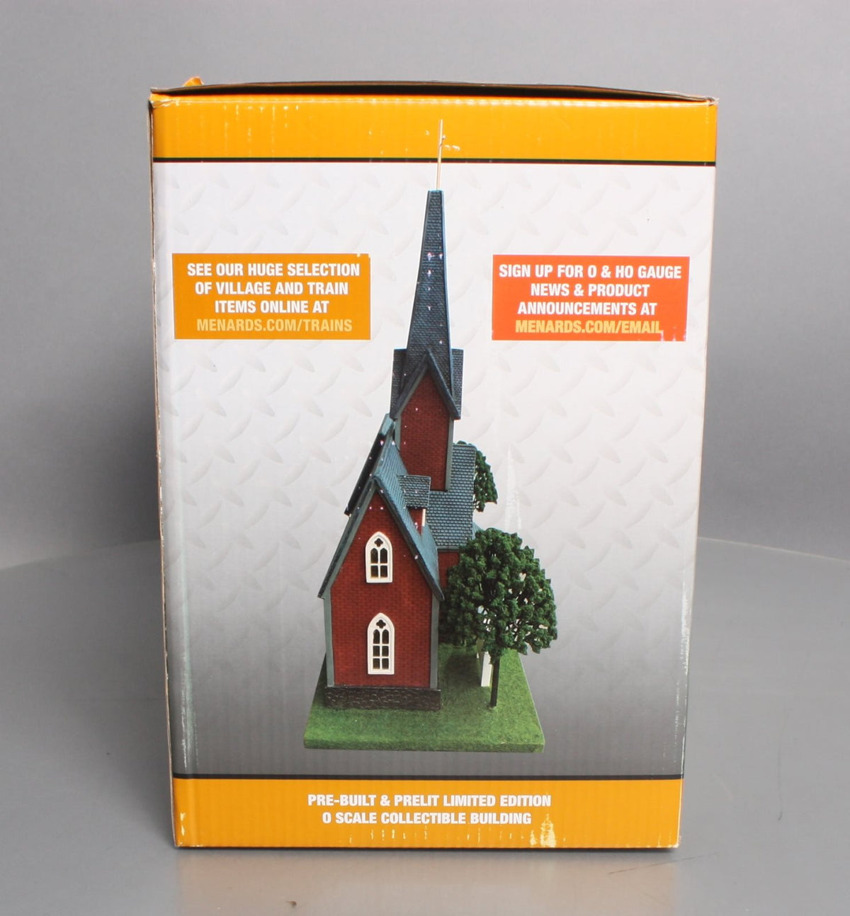 Menards 279-6151 O Red Trinity Church EX/Box