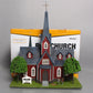 Menards 279-6151 O Red Trinity Church EX/Box
