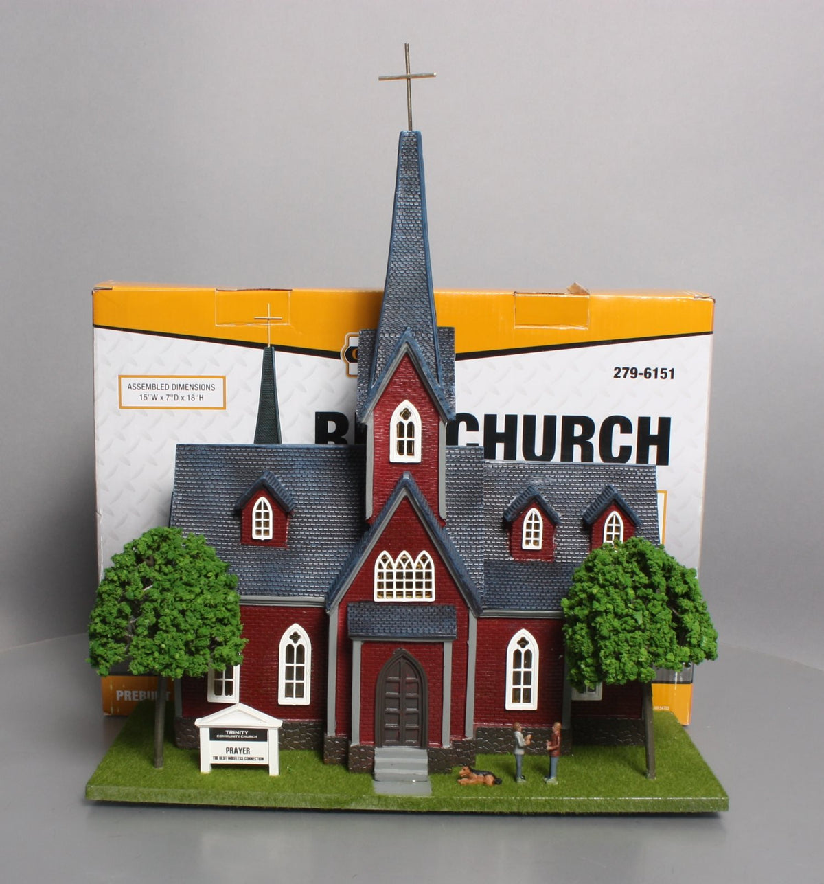 Menards 279-6151 O Red Trinity Church EX/Box
