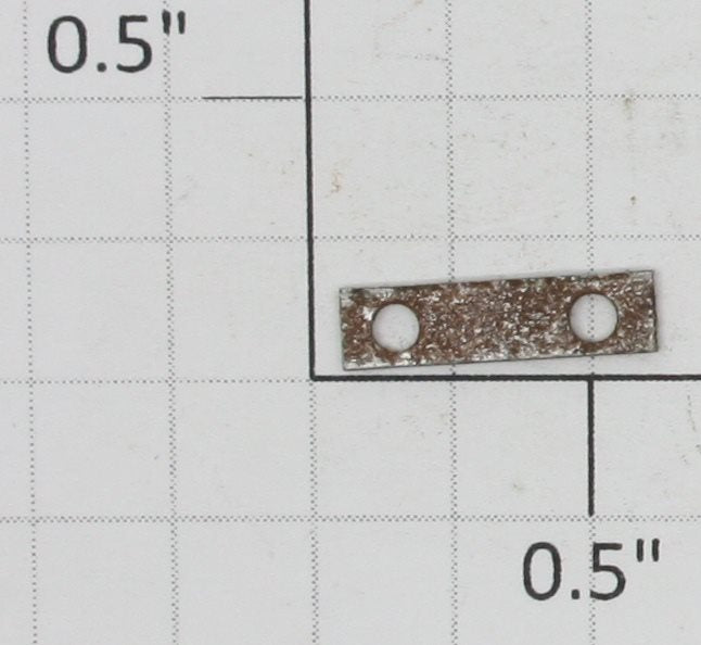 Lionel 225E-5X Nickel Rear Truck Bearing Cap with Rust