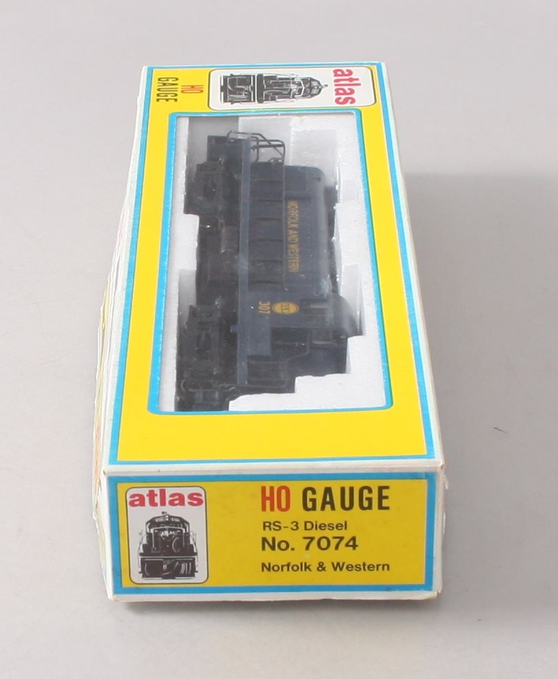Atlas 7074 HO Scale Norfolk & Western RS-3 Diesel Locomotive #307 LN/Box