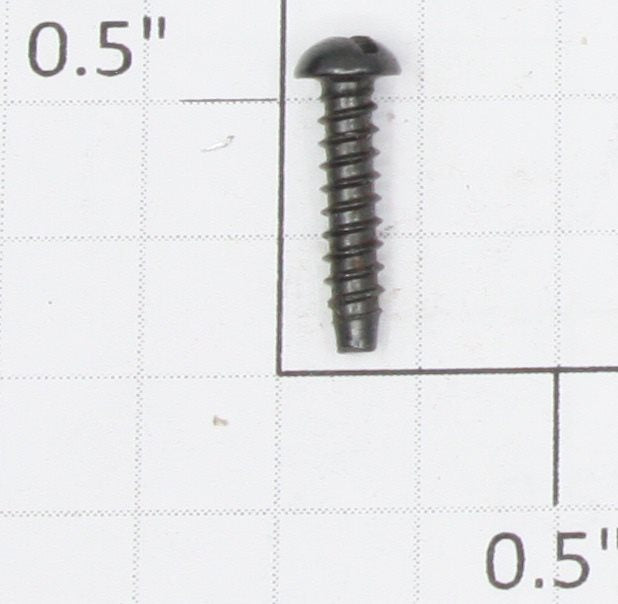 Lionel #2-11 x 1/2" Black Slotted Round Head Mounting Screw
