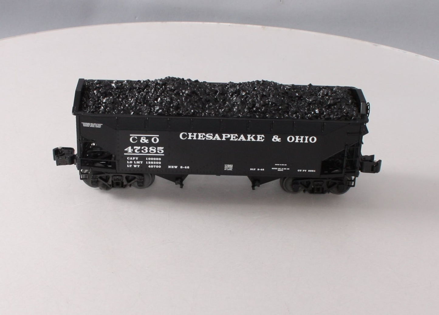 Lionel 6-17062 O Gauge Chesapeake & Ohio Offset Hopper #47385 LN/Box