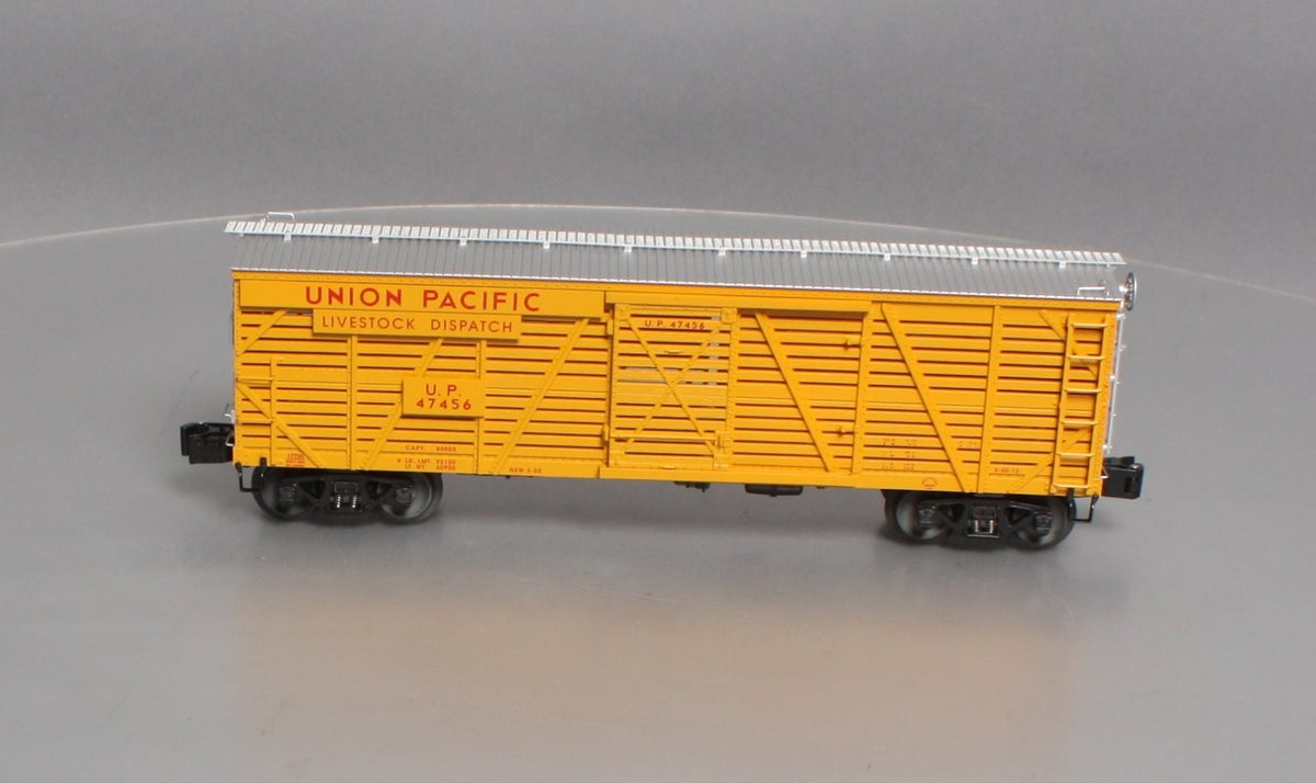 Lionel 6-17700 O Gauge Union Pacific 40 Ton Stock Car #47456 LN/Box