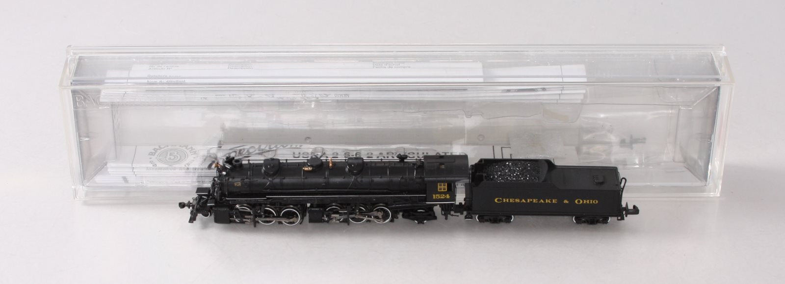 Spectrum 82653 N C&O USRA Articulated 2-6-6-2 Steam Loco & Tender #1524