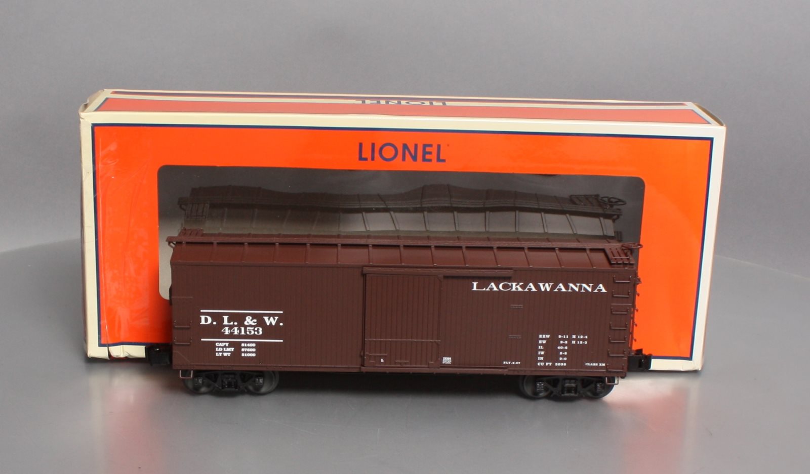Lionel 6-29384 O D&LW Double-Sheathed Boxcar