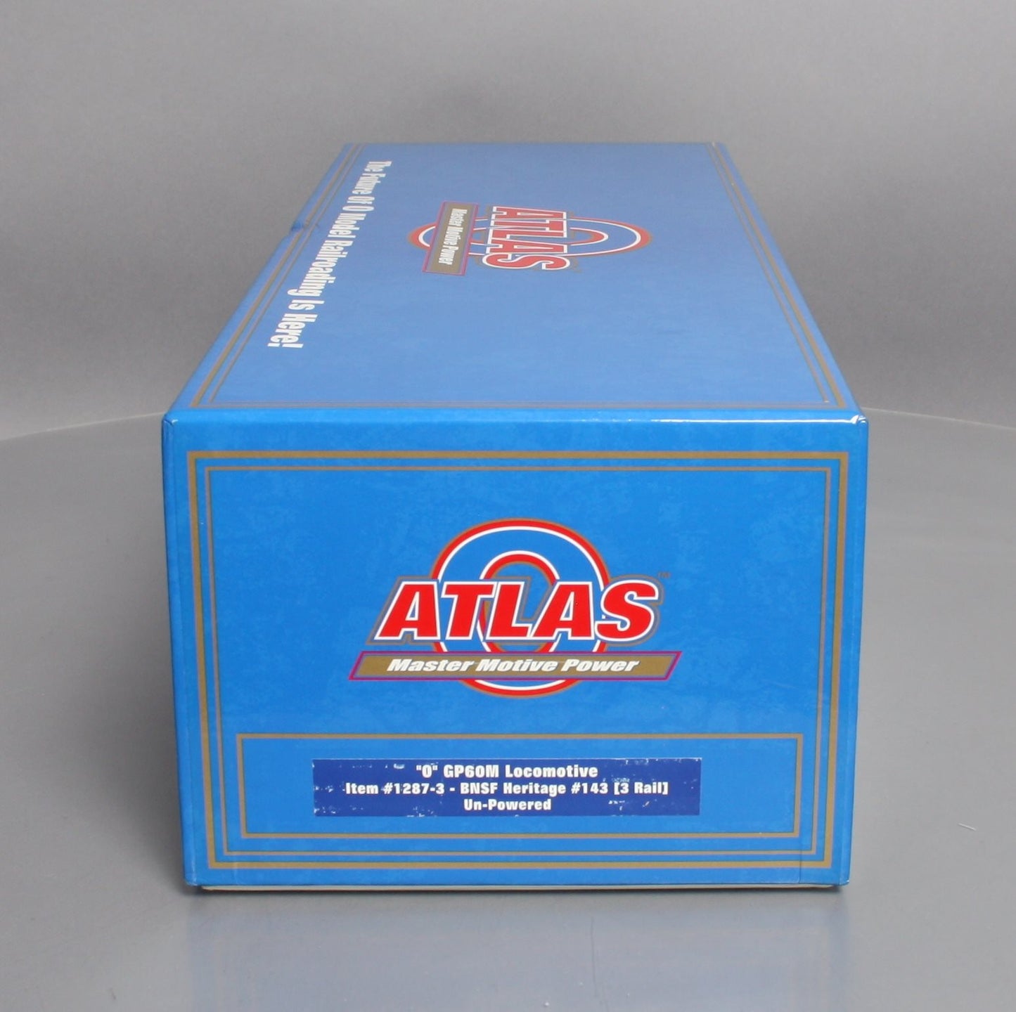 Atlas 1287-3 O BNSF Heritage Un-powered GP60M Diesel Locomotive #143 - 3-Rail EX/Box