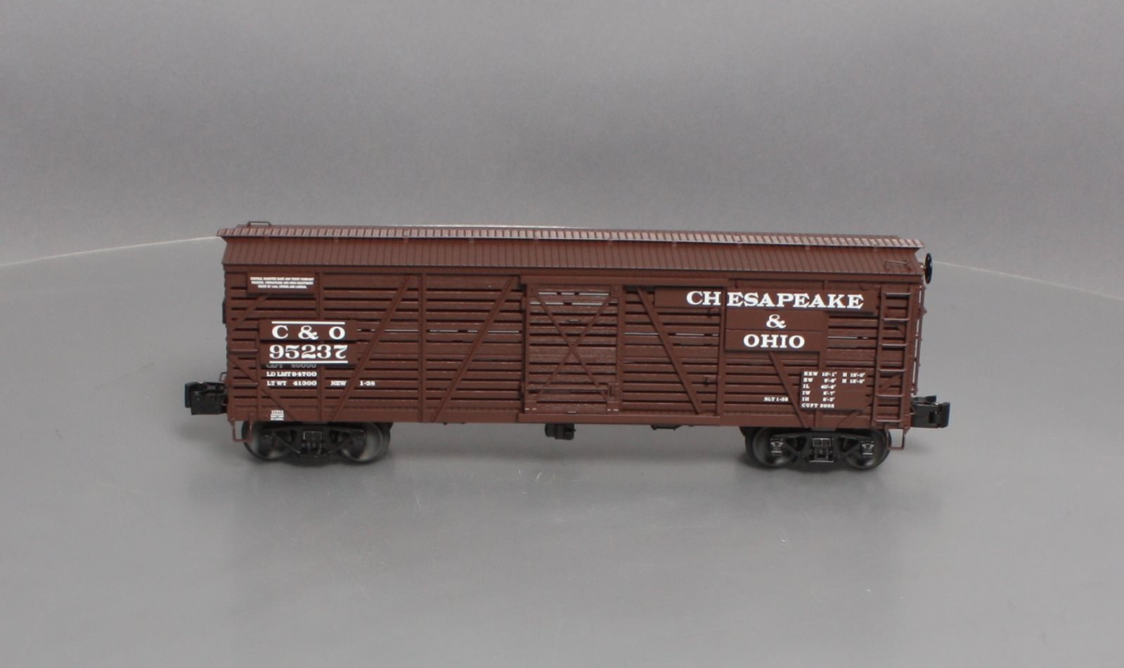 Lionel 6-17711 O Scale C&O ACF 40-Ton Stock Car #95237 LN/Box