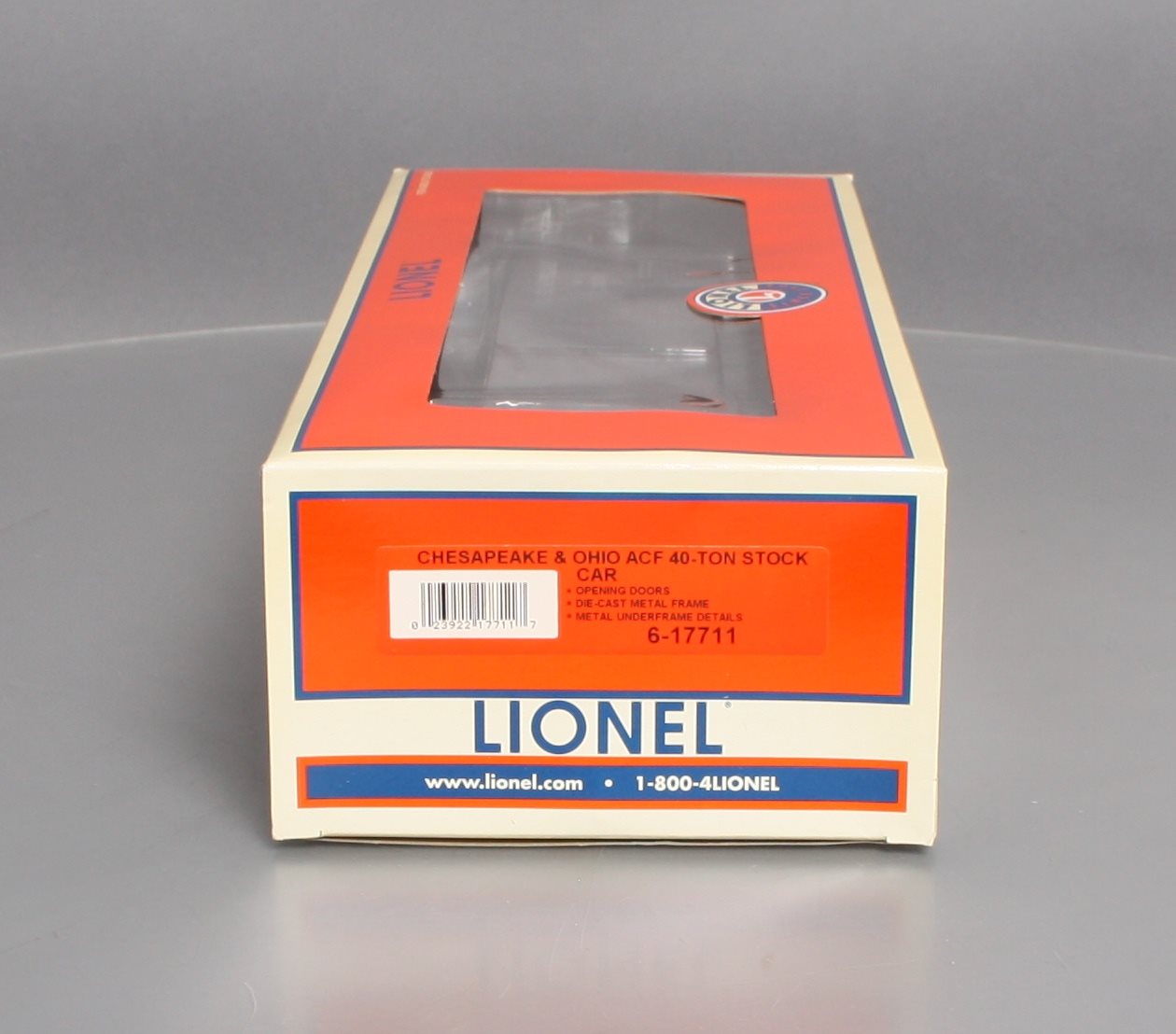 Lionel 6-17711 O Scale C&O ACF 40-Ton Stock Car #95237 LN/Box