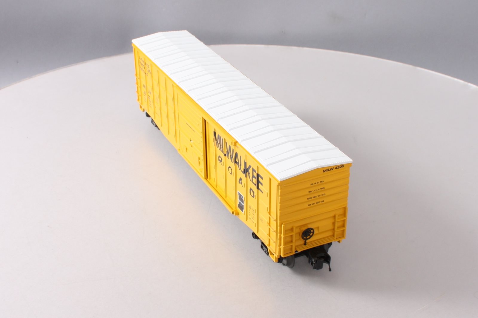MTH 20-93338 O Milwaukee Road 50' Waffle Box Car #4300 LN/Box