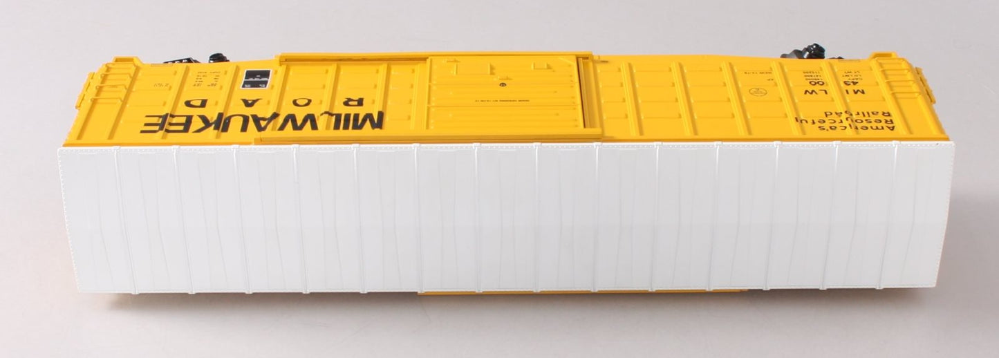 MTH 20-93338 O Milwaukee Road 50' Waffle Box Car #4300 LN/Box