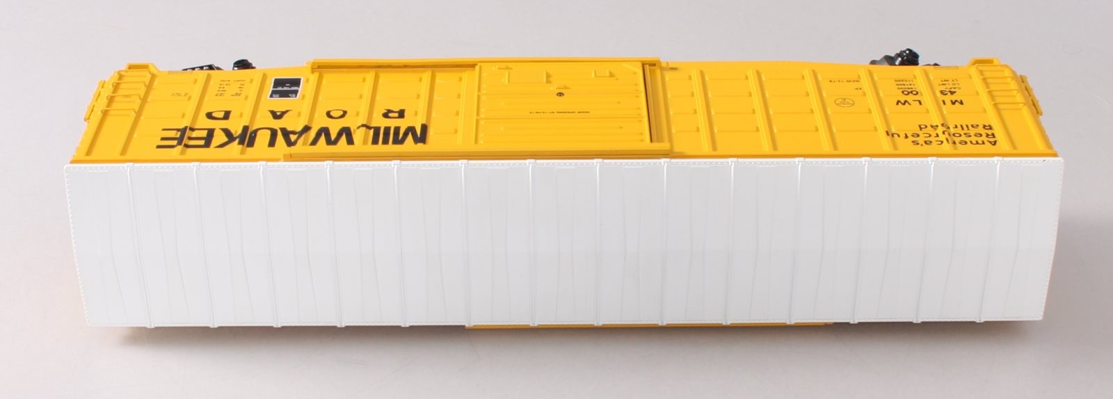 MTH 20-93338 O Milwaukee Road 50' Waffle Box Car #4300 LN/Box