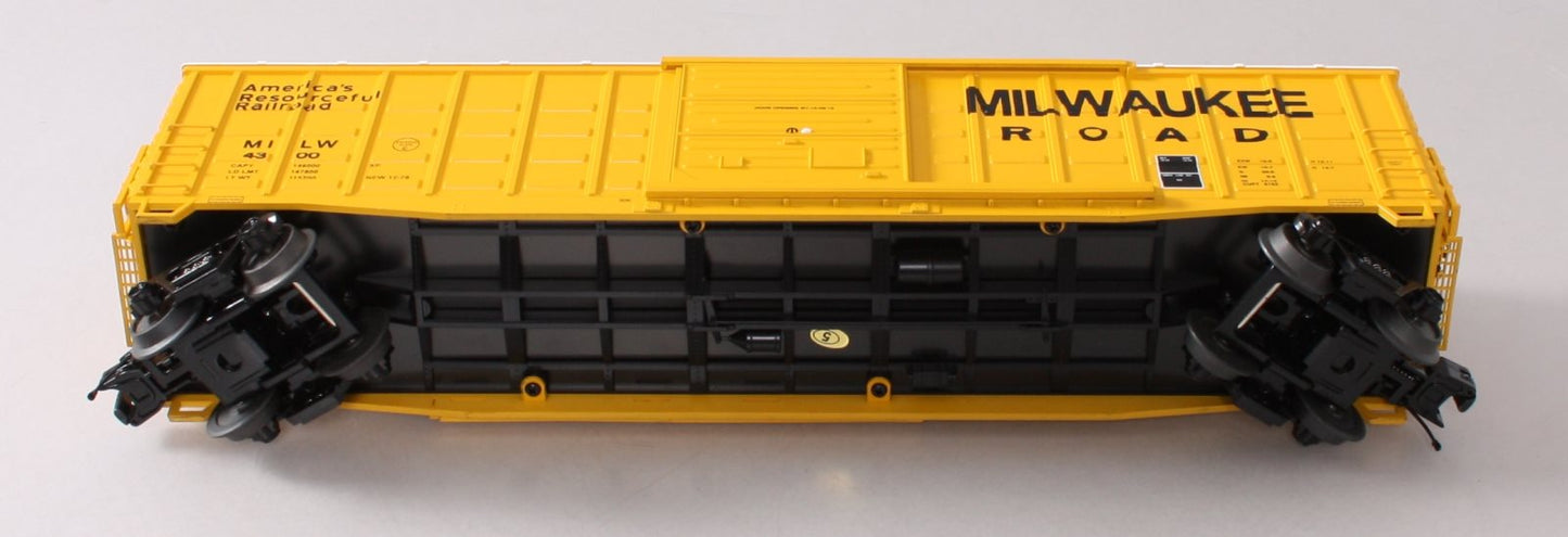MTH 20-93338 O Milwaukee Road 50' Waffle Box Car #4300 LN/Box