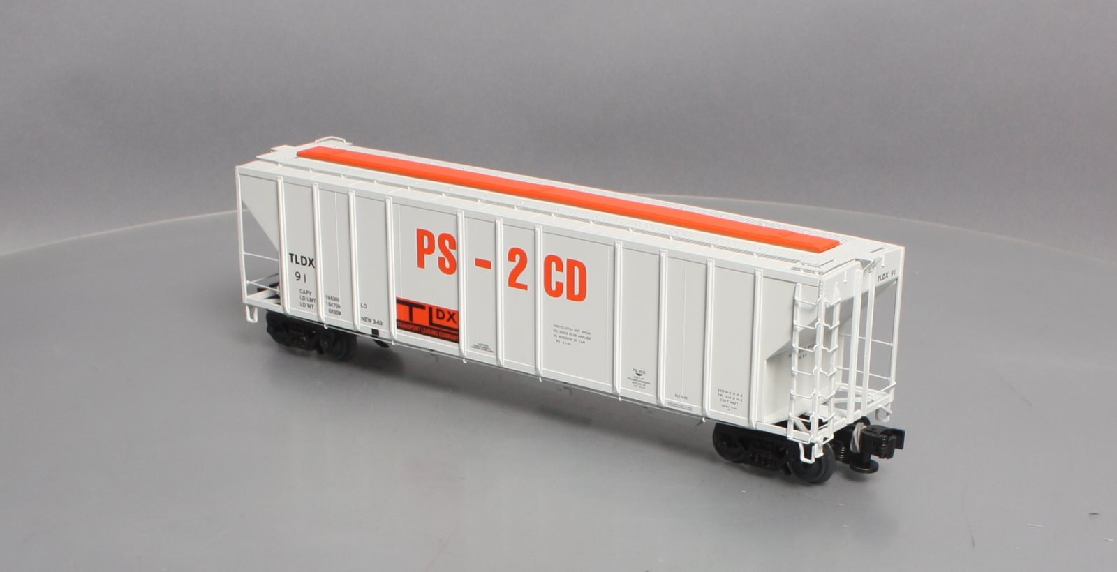 Lionel 6-84128 O TLDX Demonstrator PS-2CD Covered Hopper LN/Box