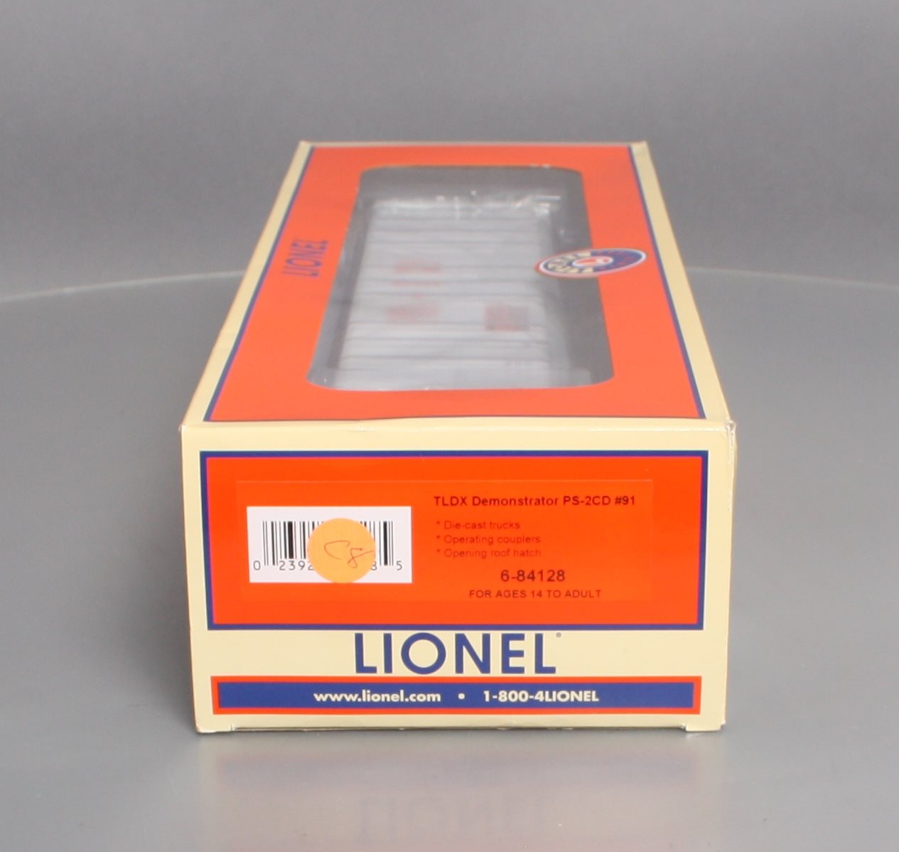 Lionel 6-84128 O TLDX Demonstrator PS-2CD Covered Hopper LN/Box