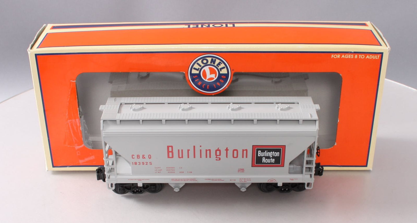 Lionel 6-17022 O Burlington Two-Bay ACF Hopper Car #183925 EX/Box