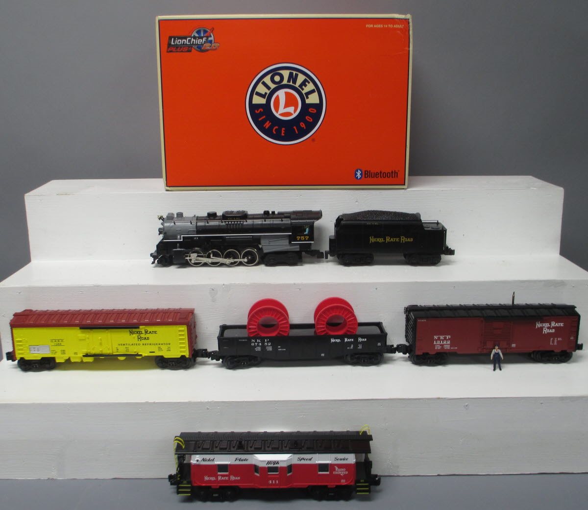 Lionel 1922020 O Gauge Lionchief Plus 2.0 NKP Steam Train Set with Bluetooth