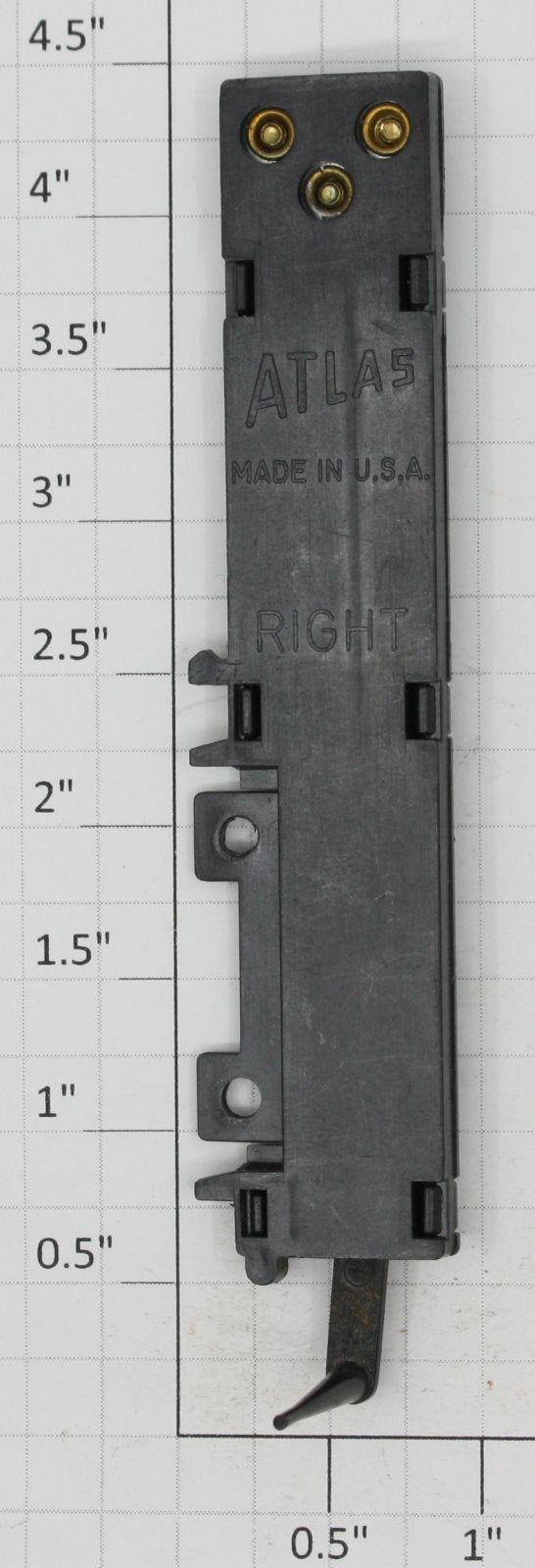 Atlas 65 HO Gauge Black Right Hand Under Table Switch Machine